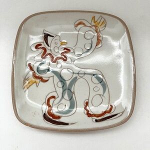 GLIDDEN ART POTTERY PLATE VINTAGE